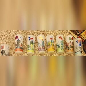 RARE! Hard-to-find, Mid-century set of Eight (8) Knox Oil Gas Co. Collectables